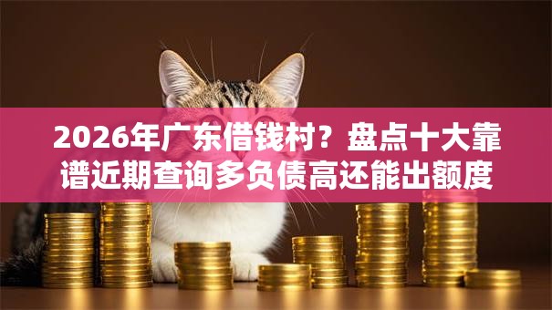 2026年广东借钱村？盘点十大靠谱近期查询多负债高还能出额度的口子