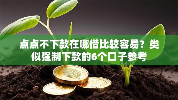 点点不下款在哪借比较容易?类似强制下款的6个口子参考 点点不下款在哪借比较容易?类似强制下款的6个口子参考