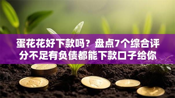 蛋花花好下款吗？盘点7个综合评分不足有负债都能下款口子给你参考