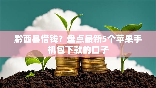黔西县借钱？盘点最新5个苹果手机包下款的口子