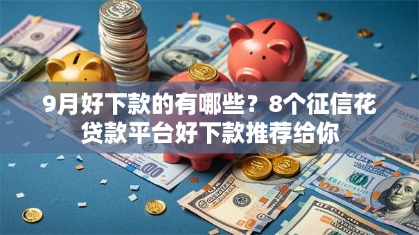 9月好下款的有哪些？8个征信花贷款平台好下款推荐给你