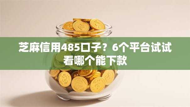 芝麻信用485口子？6个平台试试看哪个能下款