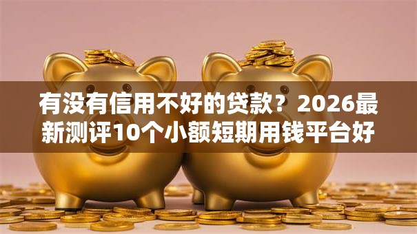 有没有信用不好的贷款？2026最新测评10个小额短期用钱平台好