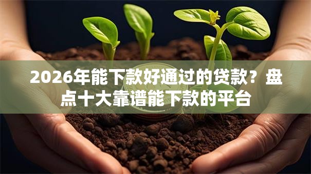 2026年能下款好通过的贷款？盘点十大靠谱能下款的平台