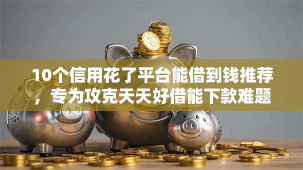 10个信用花了平台能借到钱推荐，专为攻克天天好借能下款难题