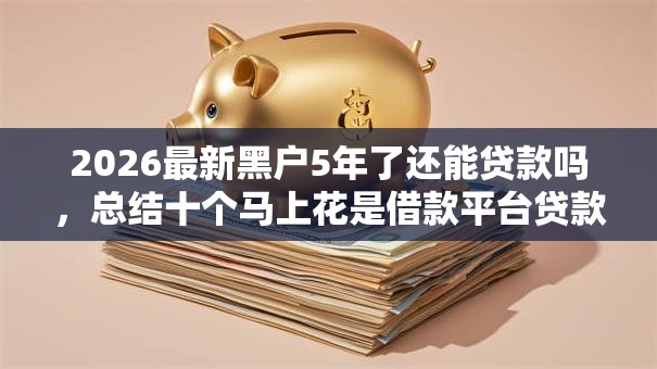 2026最新黑户5年了还能贷款吗，总结十个马上花是借款平台贷款！