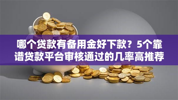 哪个贷款有备用金好下款？5个靠谱贷款平台审核通过的几率高推荐