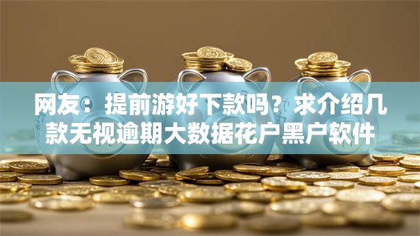 网友：提前游好下款吗？求介绍几款无视逾期大数据花户黑户软件