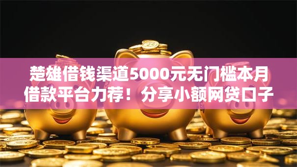 楚雄借钱渠道5000元无门槛本月借款平台力荐！分享小额网贷口子5000元无门槛借款
