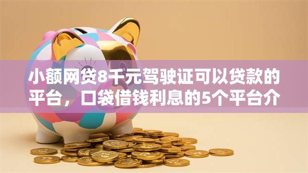 小额网贷8千元驾驶证可以贷款的平台，口袋借钱利息的5个平台介绍
