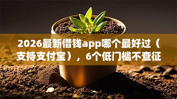 2026最新借钱app哪个最好过（支持支付宝），6个低门槛不查征信的软件无私分享