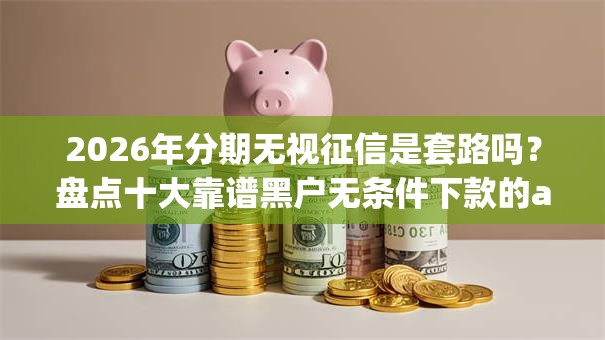 2026年分期无视征信是套路吗？盘点十大靠谱黑户无条件下款的app