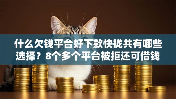 什么欠钱平台好下款快拢共有哪些选择？8个多个平台被拒还可借钱的软件详解