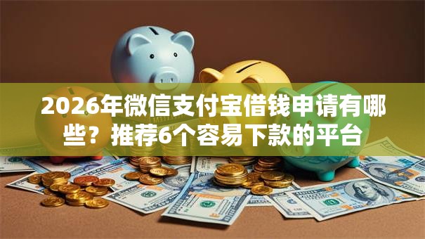 2026年微信支付宝借钱申请有哪些？推荐6个容易下款的平台