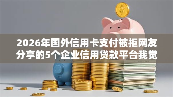 2026年国外信用卡支付被拒网友分享的5个企业信用贷款平台我觉得不错! 2026年国外信用卡支付被拒网友分享的5个企业信用贷款平台我觉得不错!