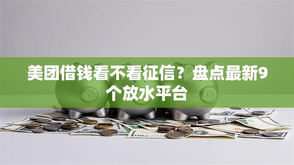 美团借钱看不看征信？盘点最新9个放水平台