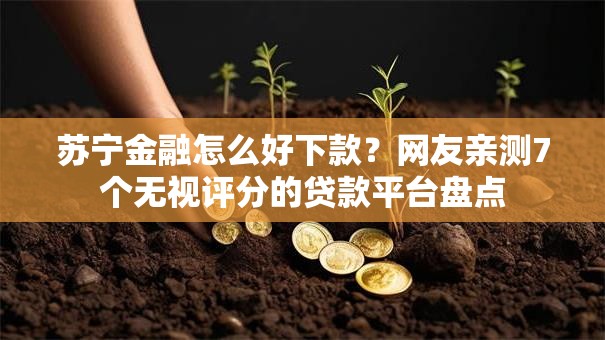 苏宁金融怎么好下款？网友亲测7个无视评分的贷款平台盘点