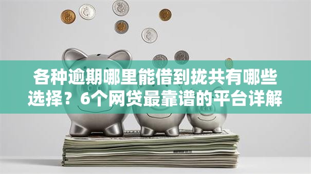 各种逾期哪里能借到拢共有哪些选择？6个网贷最靠谱的平台详解
