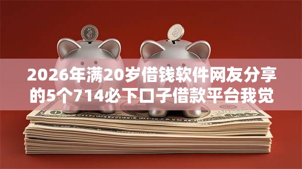 2026年满20岁借钱软件网友分享的5个714必下口子借款平台我觉得不错！