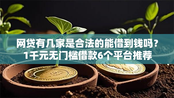 网贷有几家是合法的能借到钱吗？1千元无门槛借款6个平台推荐