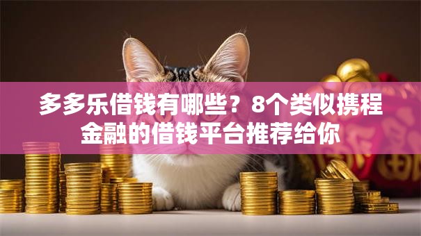 多多乐借钱有哪些？8个类似携程金融的借钱平台推荐给你
