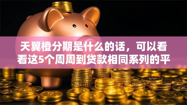 天翼橙分期是什么的话，可以看看这5个周周到贷款相同系列的平台