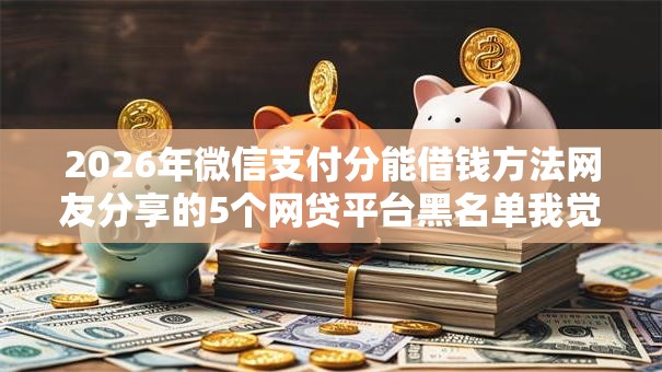 2026年微信支付分能借钱方法网友分享的5个网贷平台黑名单我觉得不错! 2026年微信支付分能借钱方法网友分享的5个网贷平台黑名单我觉得不错!