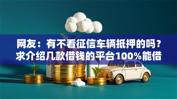 网友：有不看征信车辆抵押的吗？求介绍几款借钱的平台100%能借到