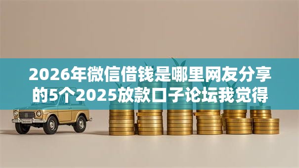 2026年微信借钱是哪里网友分享的5个2025放款口子论坛我觉得不错！