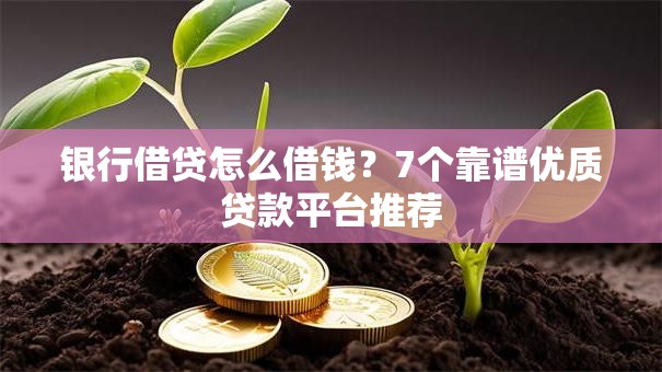 银行借贷怎么借钱？7个靠谱优质贷款平台推荐