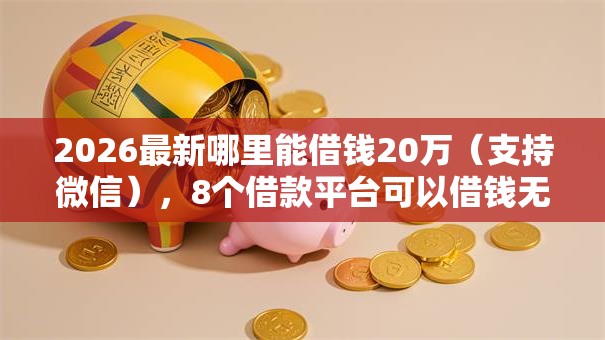 2026最新哪里能借钱20万（支持微信），8个借款平台可以借钱无私分享