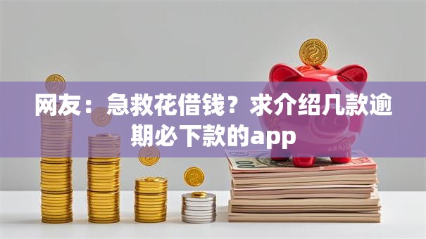 网友：急救花借钱？求介绍几款逾期必下款的app