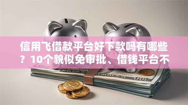 信用飞借款平台好下款吗有哪些？10个貌似免审批、借钱平台不看征信容易通过合集