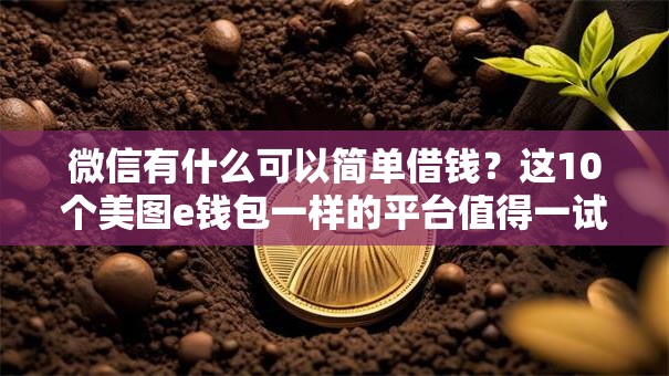 微信有什么可以简单借钱？这10个美图e钱包一样的平台值得一试