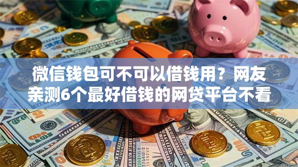 微信钱包可不可以借钱用？网友亲测6个最好借钱的网贷平台不看数据盘点