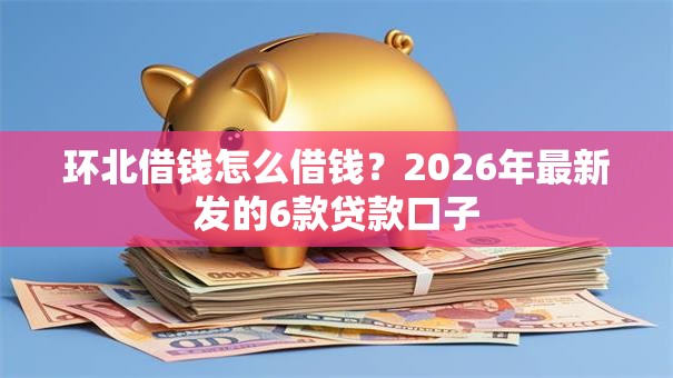 环北借钱怎么借钱？2026年最新发的6款贷款口子