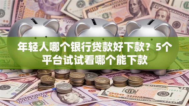 年轻人哪个银行贷款好下款？5个平台试试看哪个能下款