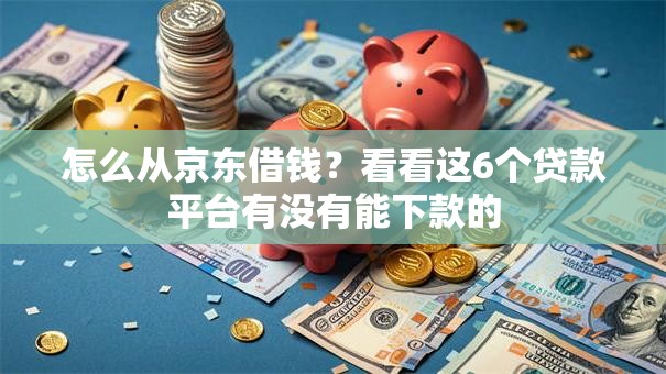 怎么从京东借钱？看看这6个贷款平台有没有能下款的