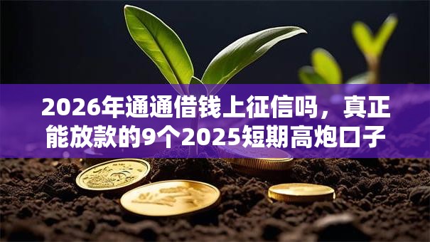 2026年通通借钱上征信吗，真正能放款的9个2025短期高炮口子必下款推荐