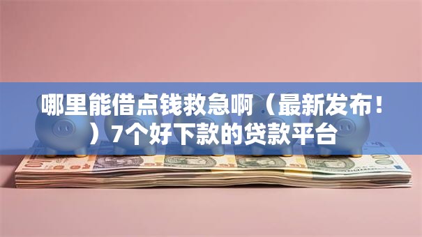 哪里能借点钱救急啊(最新发布!)7个好下款的贷款平台 哪里能借点钱救急啊(最新发布!)7个好下款的贷款平台
