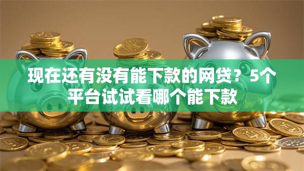 现在还有没有能下款的网贷？5个平台试试看哪个能下款