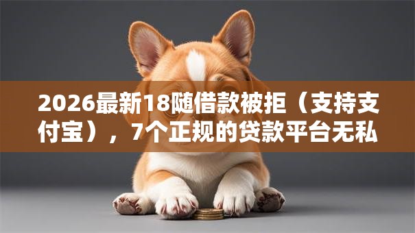 2026最新18随借款被拒（支持支付宝），7个正规的贷款平台无私分享