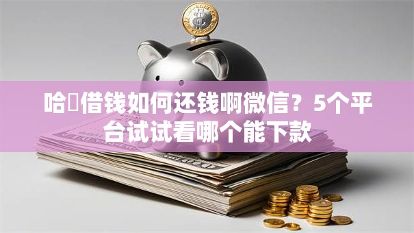 哈啰借钱如何还钱啊微信？5个平台试试看哪个能下款