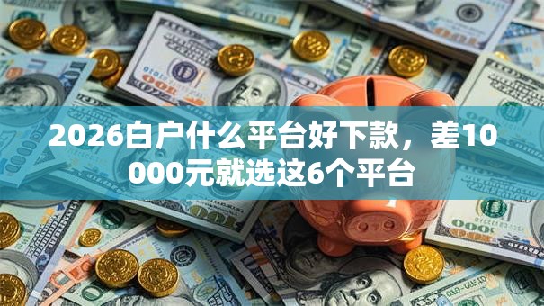 2026白户什么平台好下款，差10000元就选这6个平台