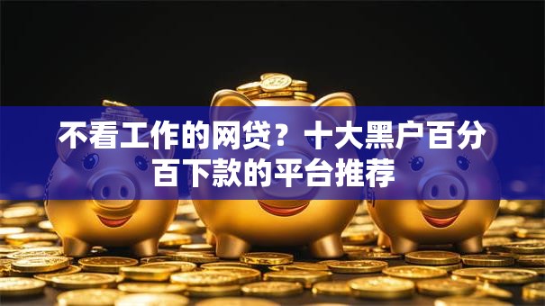 不看工作的网贷？十大黑户百分百下款的平台推荐
