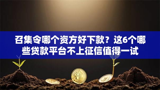 召集令哪个资方好下款？这6个哪些贷款平台不上征信值得一试