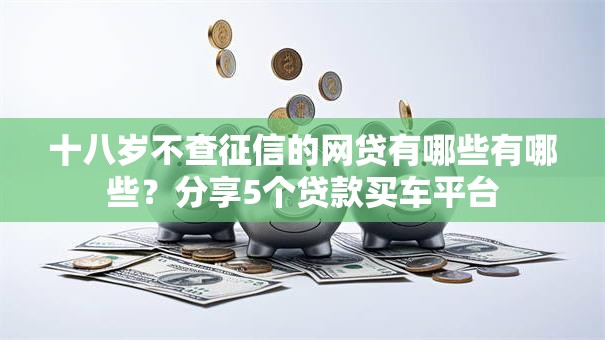 十八岁不查征信的网贷有哪些有哪些？分享5个贷款买车平台