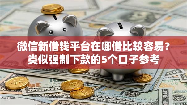 微信新借钱平台在哪借比较容易？类似强制下款的5个口子参考