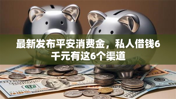 最新发布平安消费金，私人借钱6千元有这6个渠道