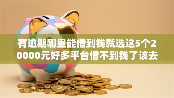有逾期哪里能借到钱就选这5个20000元好多平台借不到钱了该去哪借钱 有逾期哪里能借到钱就选这5个20000元好多平台借不到钱了该去哪借钱